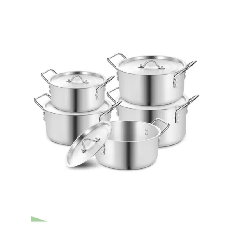 10 Pieces of Aluminium Cooking Pot